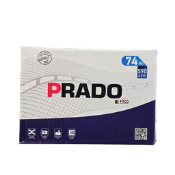 باتری  74 آمپر خودرو پرادو کد 7412