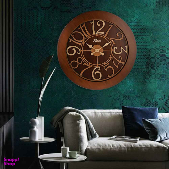 ساعت دیواری هم آدیس مدل کیتا رویال کد CKS 649 C60 سایز 60 سانتی متر