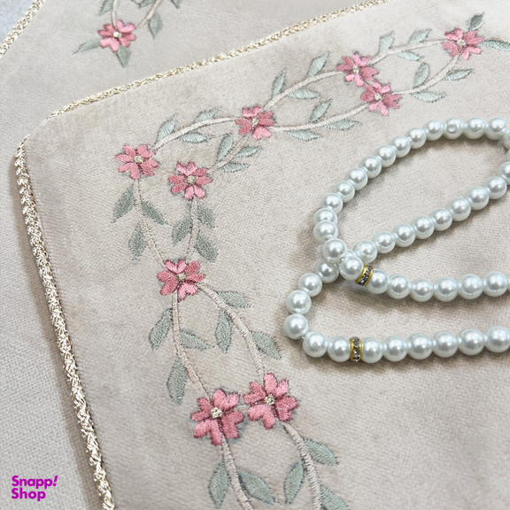 جانماز صفاهوم مدل مخمل گلدوزی ملیسا