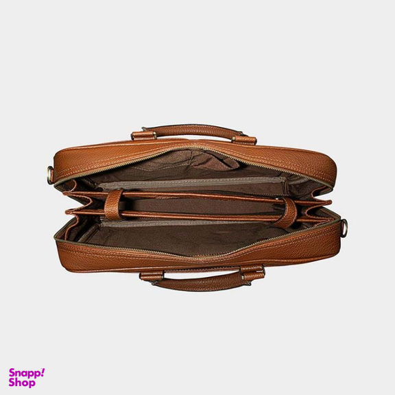 کیف اداری مردانه نوین چرم مدل منتو کد Fd - BE4988