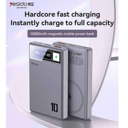 پاوربانک فست شارژ مگ سیف یسیدو مدل YESIDO YP61 15W ظرفیت 10000 میلی آمپر ساعت