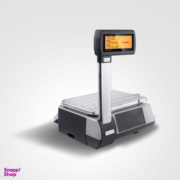 ترازو فروشگاهی لیبل پرینتر رادین مدل MKII Wifi 40KG