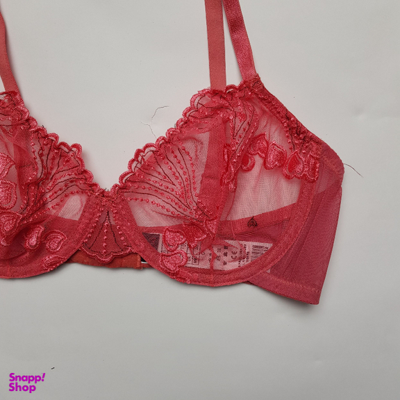 سوتین زنانه برتا مدل توری کد 2085JL رنگ صورتی