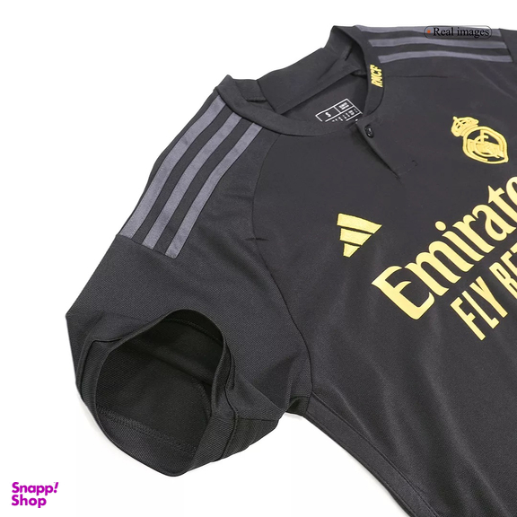 ست تی شرت و شلوارک ورزشی مردانه مدل رئال مادرید کد 3rd 2024