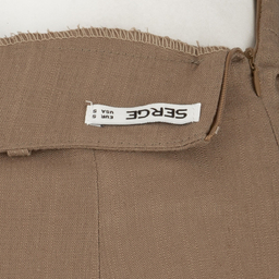 دامن زنانه سرژه مدل 210213 رنگ قهوه ای