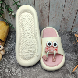 دمپایی زنانه زیتون مدل فراگ کد 145229 نصر رنگ صورتی