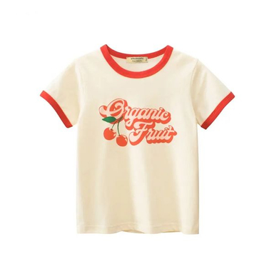 تی شرت آستین کوتاه دخترانه هومنیتی مدل WYKGTSHT9565-BGE