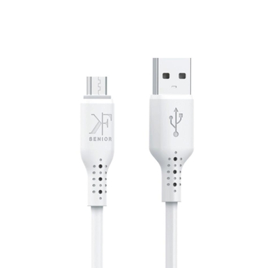کابل دیتا USB به MicroUSB کی اف-سنیور کد KF Senior S18-M طول 1 متر