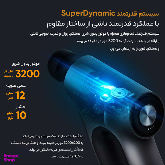 ماساژور برقی فیلیپس مدل PPM3202G