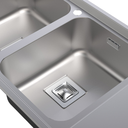 سینک ظرفشویی آلتون مدل ST1162 L روکار