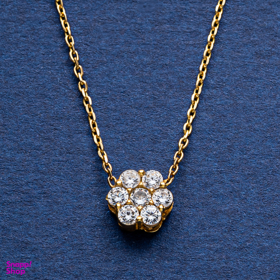 گردنبند طلا 18 عیار زنانه جواهری سون کد 1889