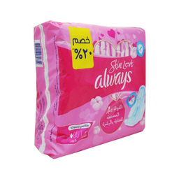 نوار بهداشی آلویز مدل ضخیم و بلند طرح مراقبت از پوست بسته 30 عددی