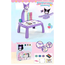 بازی آموزشی رنگ آمیزی ناب سل مدل میز نقاشی پروژکتوردار طرح کرومی