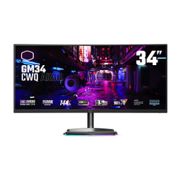 مانیتور گیمینگ 34 اینچ کولر مستر مدل GM34-CWQ ARGB