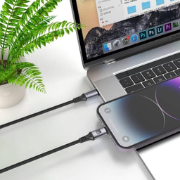کابل تبدیل Type-C به Lightning لولو مدل LVLOCLCBK طول 1 متر