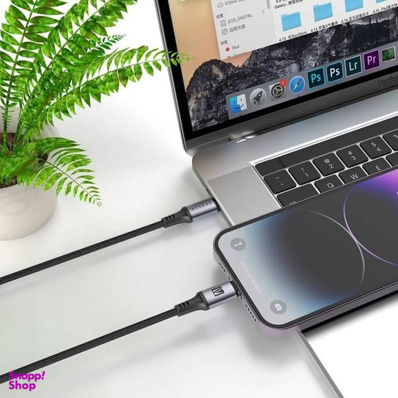 کابل تبدیل Type-C به Lightning لولو مدل LVLOCLCBK طول 1 متر