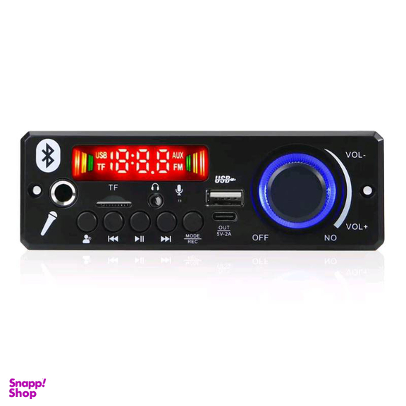 پنل پخش کننده صوتی بلوتوثی با آمپلی فایر ولوم دار مدل JX-X1
