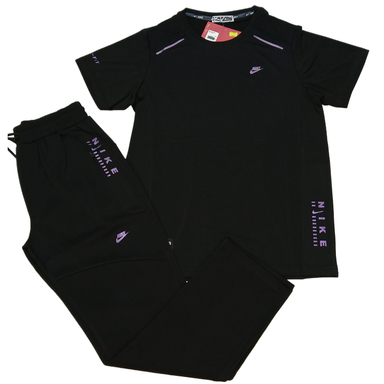 ست تیشرت شلوار ورزشی مردانه کد 1101 رنگ مشکی