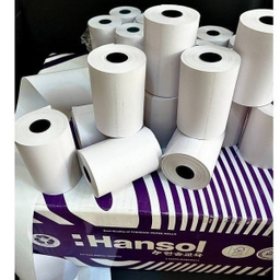 رول کاغذ حرارتی 18 متری کارت خوان هانسول بسته 100 عددی