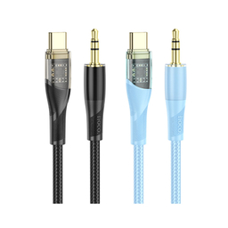 کابل تبدیل USB-C به جک 3.5 میلی متری هوکو مدل UPA25 طول 1 متر