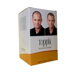 پودر پرپشت کننده مو تاپیک مدل FIBER وزن 10.3 گرم رنگ قهوه ای روشن