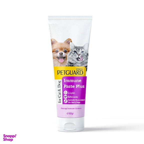خمیر تقویت دستگاه ایمنی سگ و گربه پت‌گارد Immune Paste Plus وزن 100 گرم