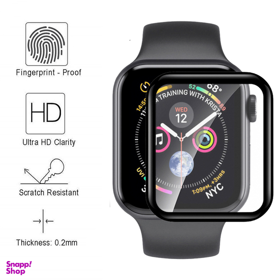 محافظ صفحه نمایش بوف مدل FullGlue-Flexible مناسب برای اپل واچ 45 میلی متری