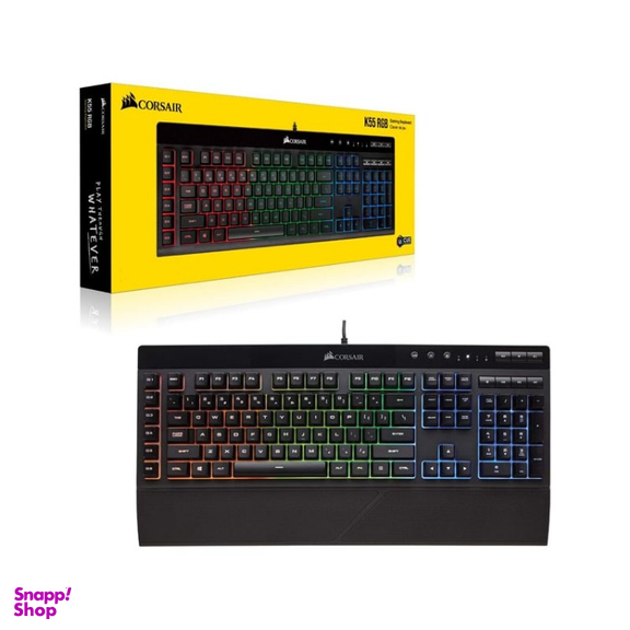 کیبورد باسیم کورسیر کد Corsair K55 RGB