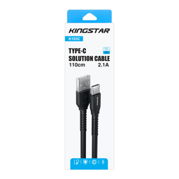 کابل تبدیل USB به USB-C کینگ استار مدل K103C طول 1.1 متر