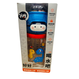 آب میوه خوری رووکو مدل دایناسور نی دار ظرفیت 350 میلی لیتر