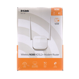 مودم روتر ADSL2 Plus بی سیم N300 دی لینک (D-Link) مدل DSL-124 New