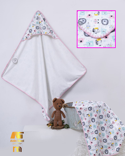 پتو نوزاد مادرکر مدل حیوانات سایز 80×80 سانتی متر