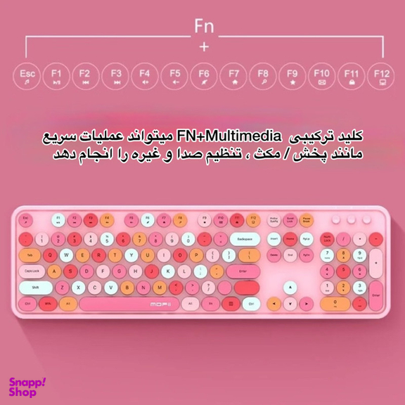 کیبورد و ماوس مافی مدل Sweet DM