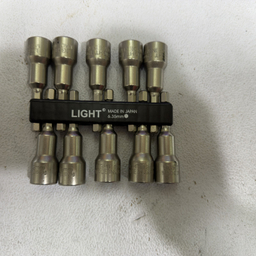 آچار بکس شیروانی لایت مدل SMT-LIGT-JAPAN-MN-1265-1/4-12*65mm سایز 12-1/4 میلی متر مجموعه 10 عددی