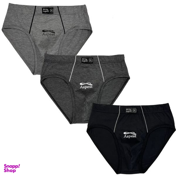 شورت مردانه اسپست مدل ASP-SLIP-3COL مجموعه سه عددی