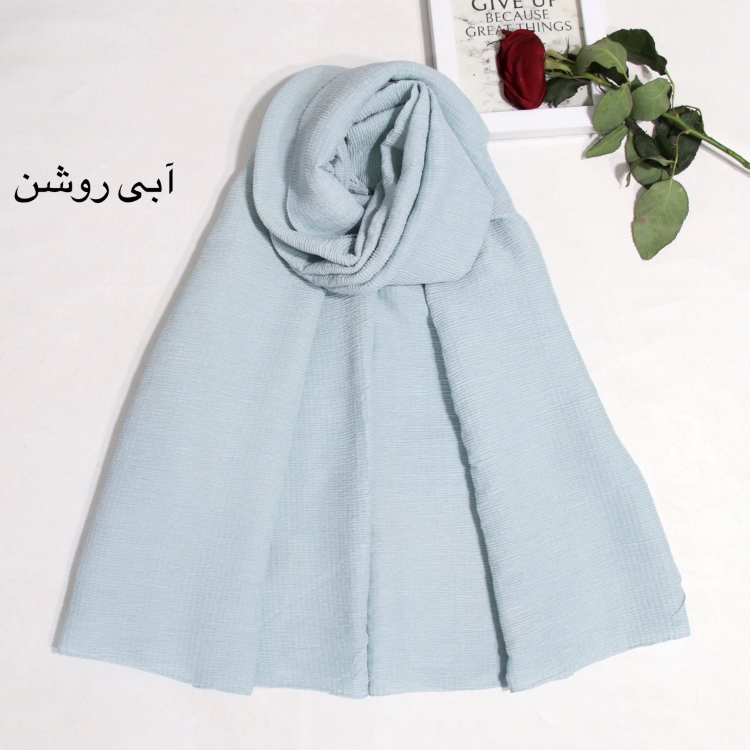 شال نخی پلیسه زنانه طرح شایلی کد ana9720