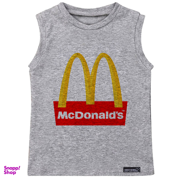 تاپ پسرانه 27 مدل McDonald کد MH784 رنگ طوسی