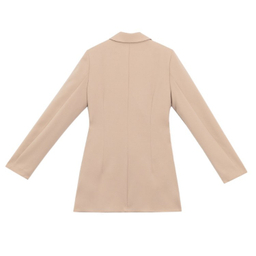 کت زنانه برنس مدل هنگامه رنگ کرم