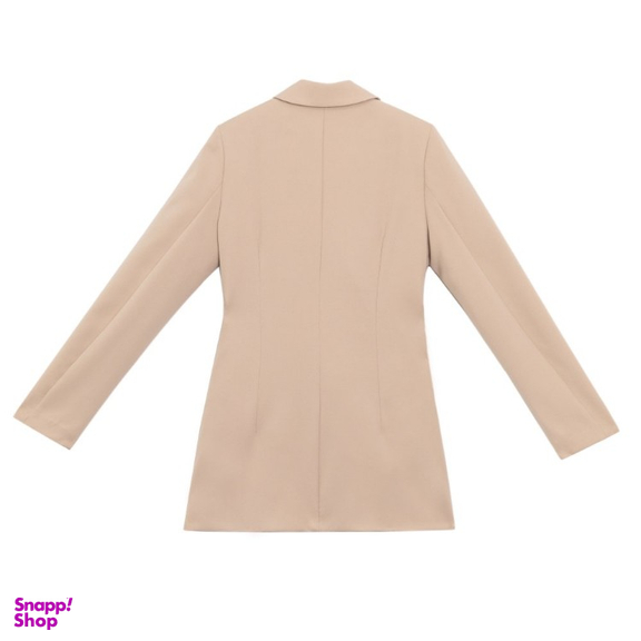 کت زنانه برنس مدل هنگامه رنگ کرم