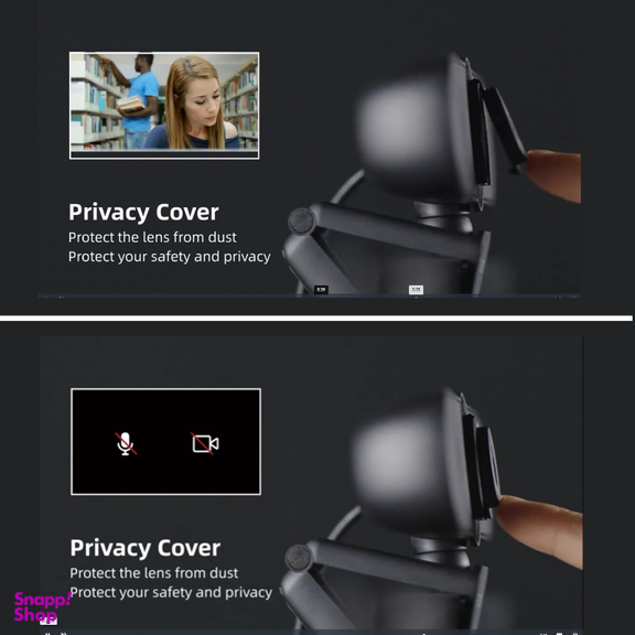 وب کم پاویفو مدل 4K AI Auto-Framing With Remote Control