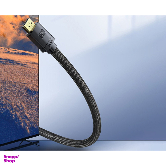 کابل HDMI باسئوس مدل High Defination 8K طول 2 متر