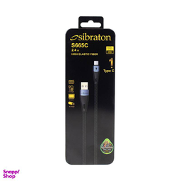 کابل تبدیل USB به USB-C سیبراتون مدل S665C طول 1 متر