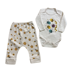 ست بادی و شلوار نوزاد کد 003