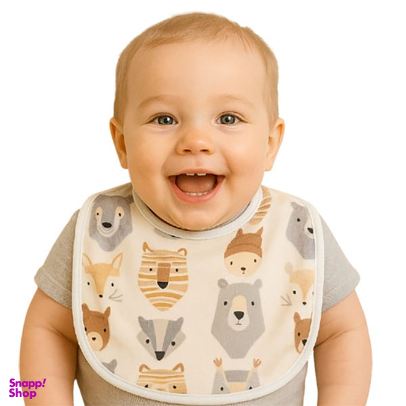 پیشبند نوزاد طرح جنگل کوچولو کد 10108