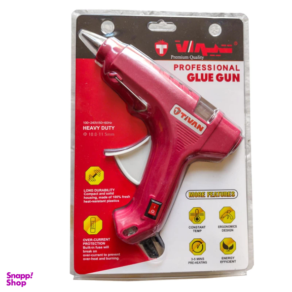 دستگاه چسب حرارتی تیوان مدل YP-PROFESSIONAL GLUE GUN