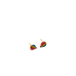 گوشواره طلا 18 عیار زنانه مدل بالن کد 145001