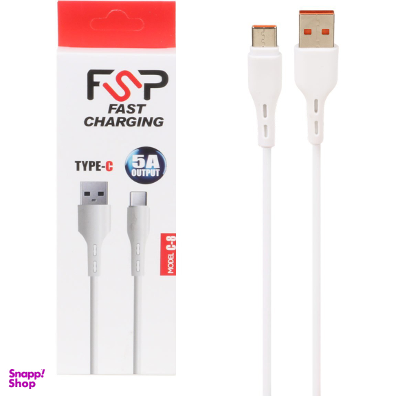 کابل دیتا سوپر فست Type-C اف اس پی مدل C-8 طول 1 متر