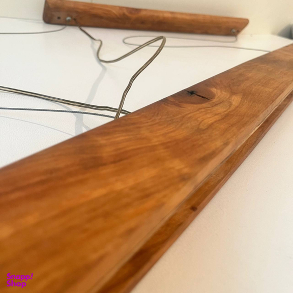 لوستر داریو مدل خطی چوبی کد NAL02