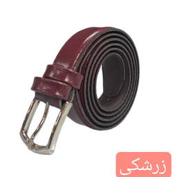 کمربند زنانه سگگ میخی کد 011 رنگ زرشکی