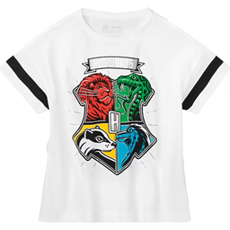 تیشرت آستین کوتاه دخترانه هری پاتر مدل tk-810 مجموعه 2 عددی